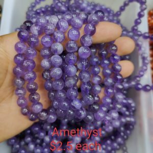 Different materials 8mm bracelets price in picture